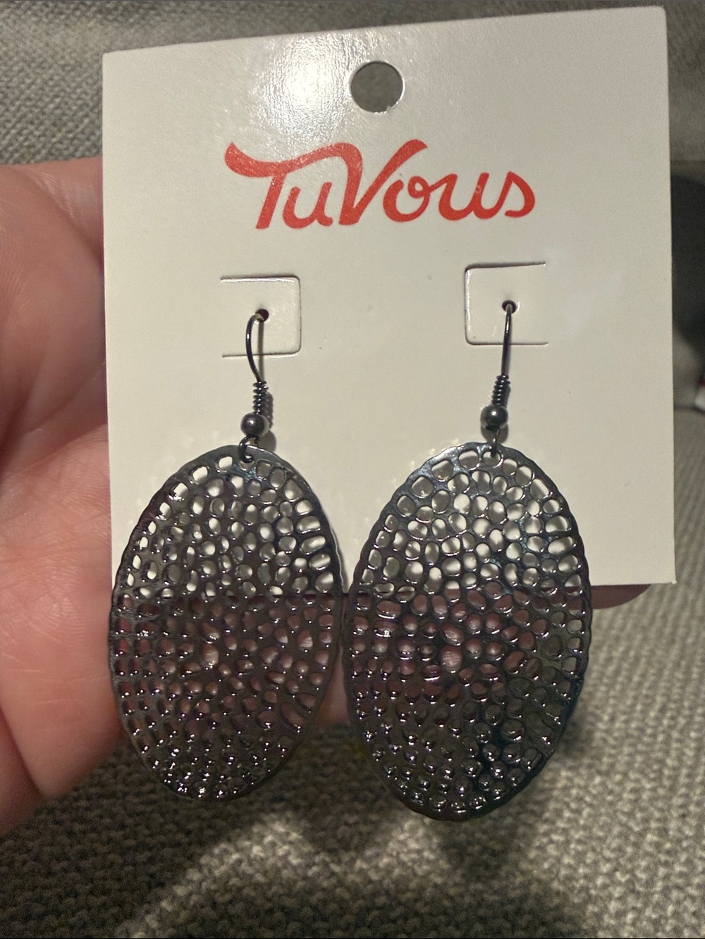5/$25 silver color earrings New